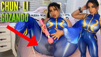 Em hàng xôi thịt Chun Li chảy dâm thủy lênh láng khi thủ dâm với sextoy